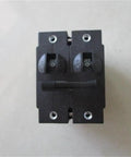 Front view of Two Pole 30 Amp Circuit Breaker For Generators With Adjustable 25A 23A 40A And 50A Settings Gasoline Or Diesel