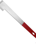 Heavy Duty Stainless Steel J Hook Hive Tool 10.6 Inch Beehive Scraper And Frame Lifter with red handle, rust resistant
