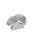 Steel Half Round Key Handles, 4x16x6.5mm, for shaft hub fit and stable industrial power transmission