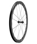 Carbon Wheelset 700C Tubeless Road Wheels With Wave Rim 45mm 50mm Depth, V Brake Compatible, side view showing wave rim