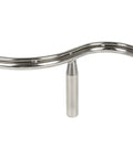 Top Shelf Curved Lathe Tool Rest Fits 1 Inch Post 11 Inch Span, sleek hardened steel design for deep bowl turning.