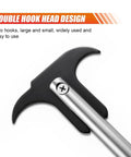 Close-up of Pro Grade Oil Seal Disassembly Wrench Puller With Dual Hook Tips For Cars SUVs And Light Trucks Seal Removal Tool.