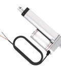 Built Like A Tank 12V Linear Actuator With Self Locking Motor And Mounting Bracket, compact aluminum design for RV solar panel adjustments.