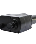 Close-up of Tank Tough 8000N Linear Actuator Electric Tubular Motor 12V And 24V IP65 Waterproof showing control end and terminal.