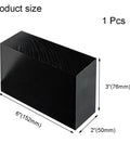 HDPE Plastic Block 2 By 3 By 6 Inches Black For Machining And DIY Projects Built To Last Abrasion And Chemically Resistant