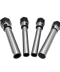 Tough As Nails C16 ER11 Straight Shank Extension Bar For Milling Machines And Lathes Heavy Duty Ten Inch Collet Holder view from top, showing four bars.
