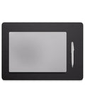 Premium Leather Desk Pad Mat Non Slip Blotter Desk Protector For Office And Home 17 By 12 Inches with laptop and pen placement