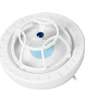 Super Portable Mini Ultrasonic Dishwasher With Usb Power For Zero Hassle Countertop Washing and Quick Produce Scrubbing. White ultrasonic disc.