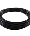 Coiled Three Quarter Inch Outer Diameter Nylon Air Brake Tube 100 Foot Black SAE J844 Compliant FMVSS 106 DOT Approved Pneumatic Air Line Hose