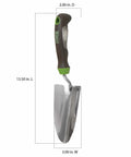 Stainless Steel Hand Trowel With Ergo Gel Grip 13 Inch Cushioned Comfort Handle For Gardening In Tight Spaces Containers And Open Beds
