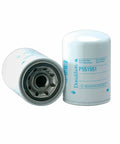 P551551 Spin-On Hydraulic Filter For Tough Truck Systems, Easy Install, Premium Filtration, white filter with metal base