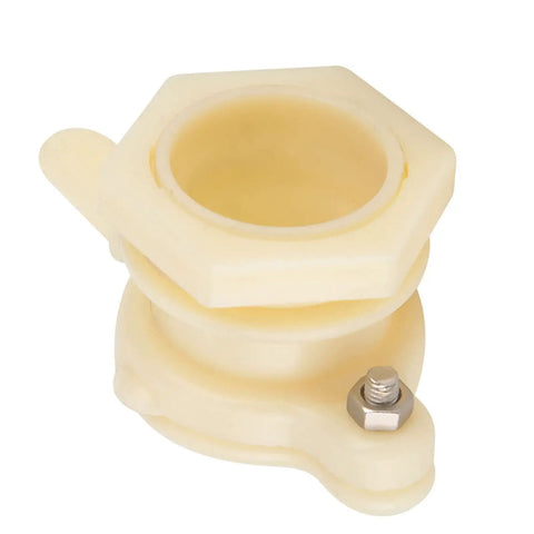Leak Proof 1.5 Inch Honey Gate Valve For Buckets And Extractors, Easy Draining Beekeeping Bottling Tool With Stainless Steel Screws