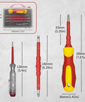 Heavy Duty 1000V Insulated Electrician Tool Set with 5 screwdrivers, sizes displayed, including magnetic S2 steel bits.