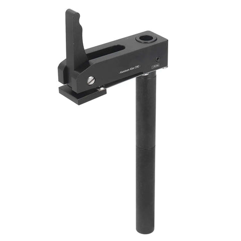 Black Fast Acting Fixed Clamp For Woodworking Adjustable Benchtop Hold Down Clamp 19mm Aluminum And Stainless Steel Construction