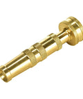 Adjustable Brass Hose Nozzle With Jet Sweep And Four Pattern Spray For Backyard Yard Work, Leak Proof Three Quarter Inch Connection
