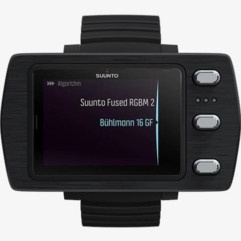 EON Steel Black Dive Computer With Ultra Durable Build, wireless sync, three-button interface, and clear display
