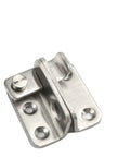 Stainless Steel Spring Latch Lock Bolt Door Gate Cabinet Furniture Hardware, detailed view of the latch mechanism.