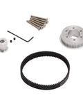Electric Skateboard Synchronous Gear Kit Upgrade Built From Durable Aluminum Alloy For Dope Performance Reduces Slippage With Three To One Gear Ratio Easy DIY Hardware To Boost Acceleration And Board Longevity