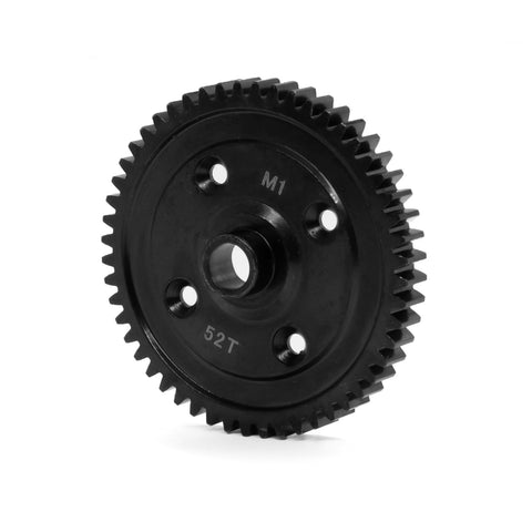 Close-up of Beefy 52T M1.0 Hardened Steel Spur Gear Upgrade Part For One Eighth Sledge 4WD Monster Truck 9652X 95096 4 Replacement Gear