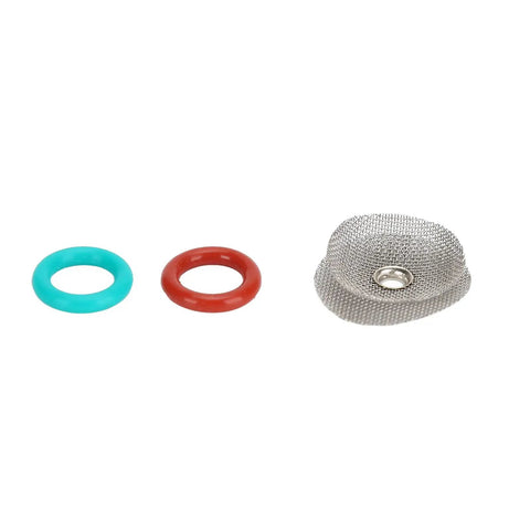 Ultimate 71 Piece TIG Welding Accessory Kit With Ceramic Nozzles Glass Cups And Gas Lenses Perfect For WP-17 WP-18 WP-26 Torch Upkeep: colored rubber O-rings and metal mesh guard.