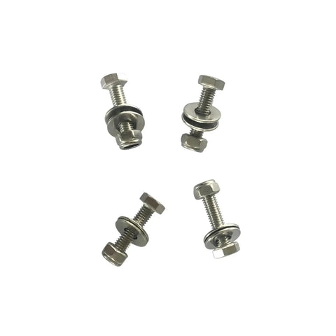 Set of stainless steel bolts for Dual Outboard Dorsal Fin Wing Stingray Hydrofoil Stabilizer, 5-150 HP compatible