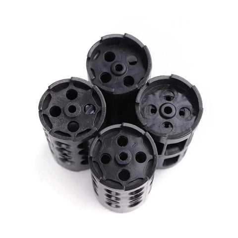 Top view of seed slots for Stand Up Handheld Planter Tool For Quick Precise Seeding With Adjustable Depth And Height And 1 To 3 Seed Slots