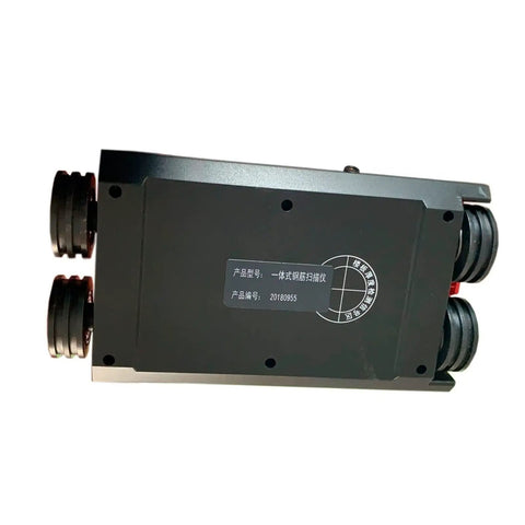 Heavy Duty Stud Finder Wall Scanner All In One Electrical Pipe Cable Detector Built Tough rear view with sleek finish and dual connectors.
