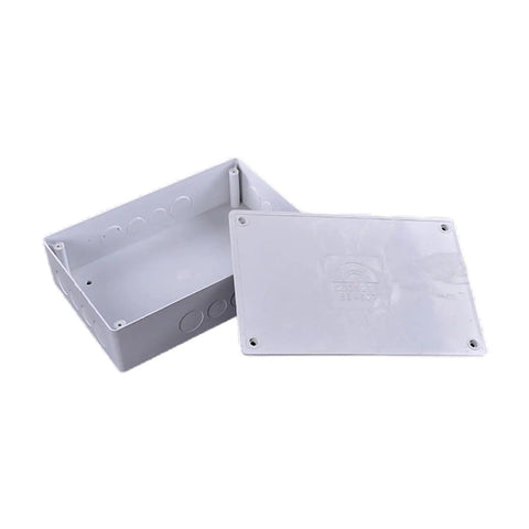 9 By 6 By 3 Inch PVC Junction Box With Pre Molded Three Quarter Inch And One Inch Knockouts IP65 Waterproof And Dustproof Electrical Enclosure