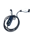 No Sweat Portable EV Charger With Type 2 And GBT Connector Plugs, 3.5kW 16A wallbox adapter with cable.