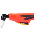 Close-up of Air Plasma Cutting Hand Torch Gun for PT31 Systems with ergonomic grip and nozzle, pro grade design.