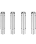 Up Your Ride Game With 4 Super Durable Car Door Lock Knobs That Keep The Interior Secure And Rust Free For Heavy Duty Use Every Day. four silver metal car door lock knobs