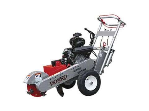 Heavy Hitter Stump Grinder With 20 HP Honda Engine and Electric Start featuring a sturdy side discharge frame and durable cutting teeth.