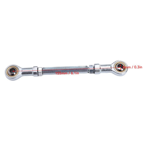 Heavy Duty Steering Tie Rod Kit with 155mm End Joints and Spherical Joints for Go Karts, Drift Trikes, ATVs, Quads