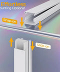 Self Adhesive Paintable Cord Hider Kit For 2 To 4 Wires On Wall Hide The Mess With A Clean Cable Cover Raceway For TV Cables White Wall Mounted Wire Covers Easy Install Modern Look, snap-on and slide-on raceway