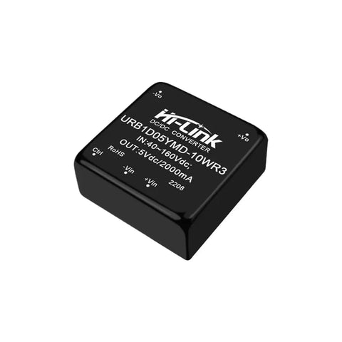 Dope Dc Dc Switching Power Supply Module 110V To 5V Step Down Converter 2A 10W Isolated Adapter Black Compact Unit