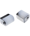Slide Gate Guide Roller With Post Welded Bracket 1.6 Inch Diameter Heavy Duty Ball Bearing Nylon Wheel And Bracket Assembly For Smooth Operation Of All Sliding Gates Prevents Gate Tipping From Tracks Pack Of 2