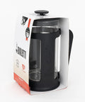 Smart French Press Coffee Maker With Borosilicate Glass Carafe Brew Ready 1 Liter 34 Ounce Capacity 8 Cup Dishwasher Safe Black Handle And Lid For Coffee Or Tea Infusions in packaging