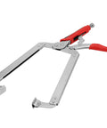 Beefy 18 Inch C Clamp Locking Pliers Set 3 Pieces With Swivel Pads And TPR Handle Nickel Plated Vise Grips for woodworking