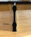 Side view of 46 Inch Aluminum Precision Straight Edge For CNC And Shop Use, showing 5/16 Inch thickness and design details.