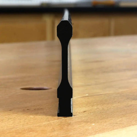 Side view of 46 Inch Aluminum Precision Straight Edge For CNC And Shop Use, showing 5/16 Inch thickness and design details.