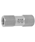 Oumefar stainless steel air check valve, 1/4 in female thread, hex body, one-way valve