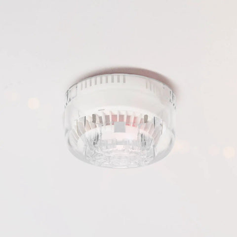 Heavy Duty Sensor Removal Replacement Cup Featuring Savage Textured Grip For Detector Disassembly Head Tool and Smoke Alarm Maintenance Accessory For A Zero Slip Hold, clear design.