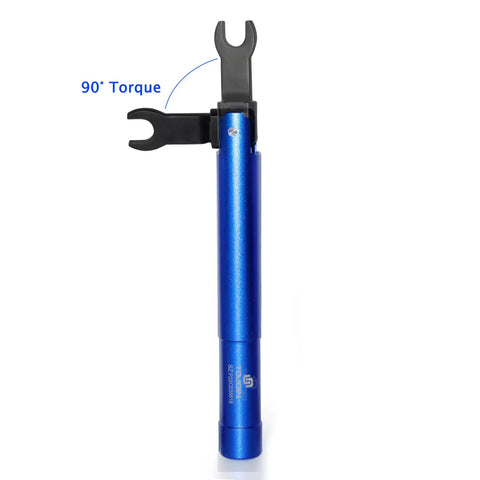 Pro Grade SMA Torque Wrench For RF Connectors 8 In Lbs Torque 0.9 N m 8 mm Opening 5/16 Inch Works With SMA 3.5 mm And 2.92 mm Adapters Portable