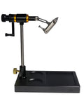 Pro Grade Fly Tying Vise With Adjustable Head And Hardened Steel Hook Holder, Compact Desktop Bench Tool For Precise Fly Tying, Black Finish