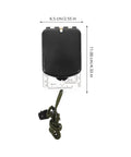 Back view of Orienteering Compass With Luminous Mirror And Ruler for Hiking Camping Survival And Backpacking