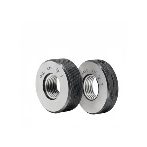 Left Metric Fine Tooth Thread Ring Gauge for Internal Threads, precision tool made from GR15 bearing steel, M10 size shown