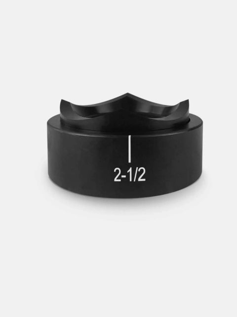 2-1/2 Inch Conduit Punch And Die For Hydraulic Knockout Driver With 2.91 Inch Hole Size Laser Engraved Alignment Marks
