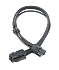 Hella Tough 4 Pin Extension Cable Male To Female 30Cm Nylon Braided Wire Solid 18Awg Gauge for gaming builds with snug fittings.