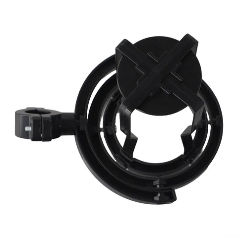 Self Leveling Cup Holder With Gyroscopic Anti Spill Guard, 60 Degree Rotating Clamp For Motorcycle Truck Tractor Scooter, Black cup holder clamp.