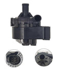 Straight Shot Electronic Water Pump For Electric Vehicle Cooling System Compatible With Tesla Model S 85D Awd top view showing connectors.